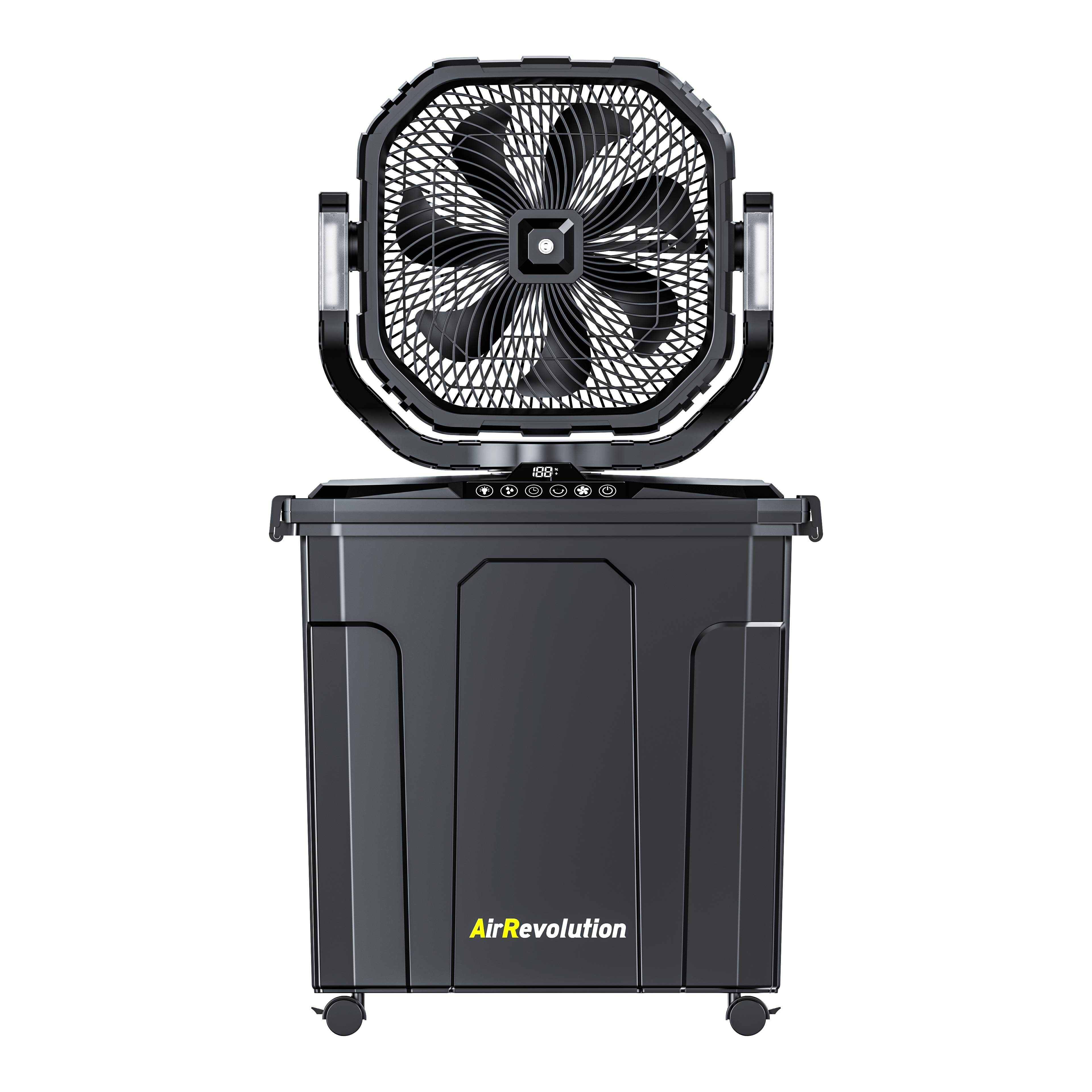 AirRevolution MIST FAN-BIG – 業務用大型充電式ミストファン（キャスター付き）