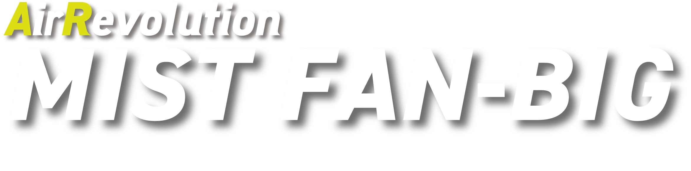 AirRevolution MIST FAN-BIG ロゴ